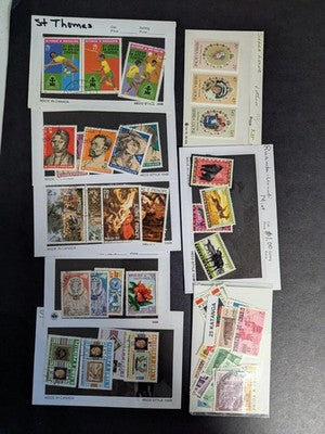 Box of Misc Africa Stamps in Glassines Unopened From Estate! -68 Photos