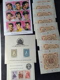 Box of Misc International Stamps, Souvenir Sheets & More - 53 Photos