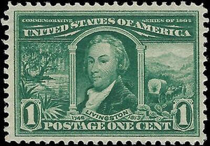 VEGAS - 1904 Louisiana Purchase 1c - Scott 323 - MH, OG - Nice!