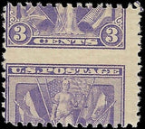 c1919 - #537 "Victory" 3c - MNH, OG with Extreme Perf Shift