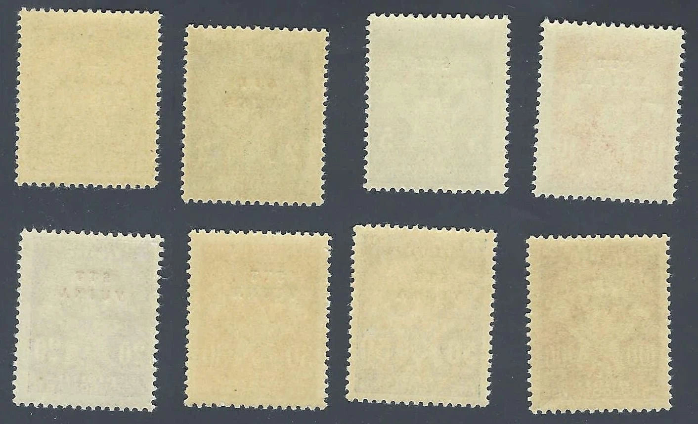 1952 Yugoslavia-Trieste Scott J11-J18 MNH, Undisturbed Gum