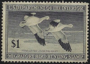 VEGAS - 1947 Duck Hunting Stamp - Scott RW14 - MNH, Undisturbed OG