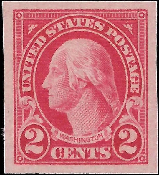 1923 USA - Scott 577 - (Imperf) MNH, Undisturbed OG - Nice Margins - Fresh!