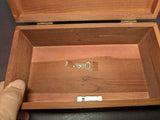 Vintage Lane Cedar Dresser Jewelry Trinket Chest with Key! - Free Shipping -27