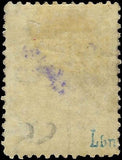 c1863 Ceylon 1/2p - Sc# 45 - Used - Cat= $50 - Solid - Signed?