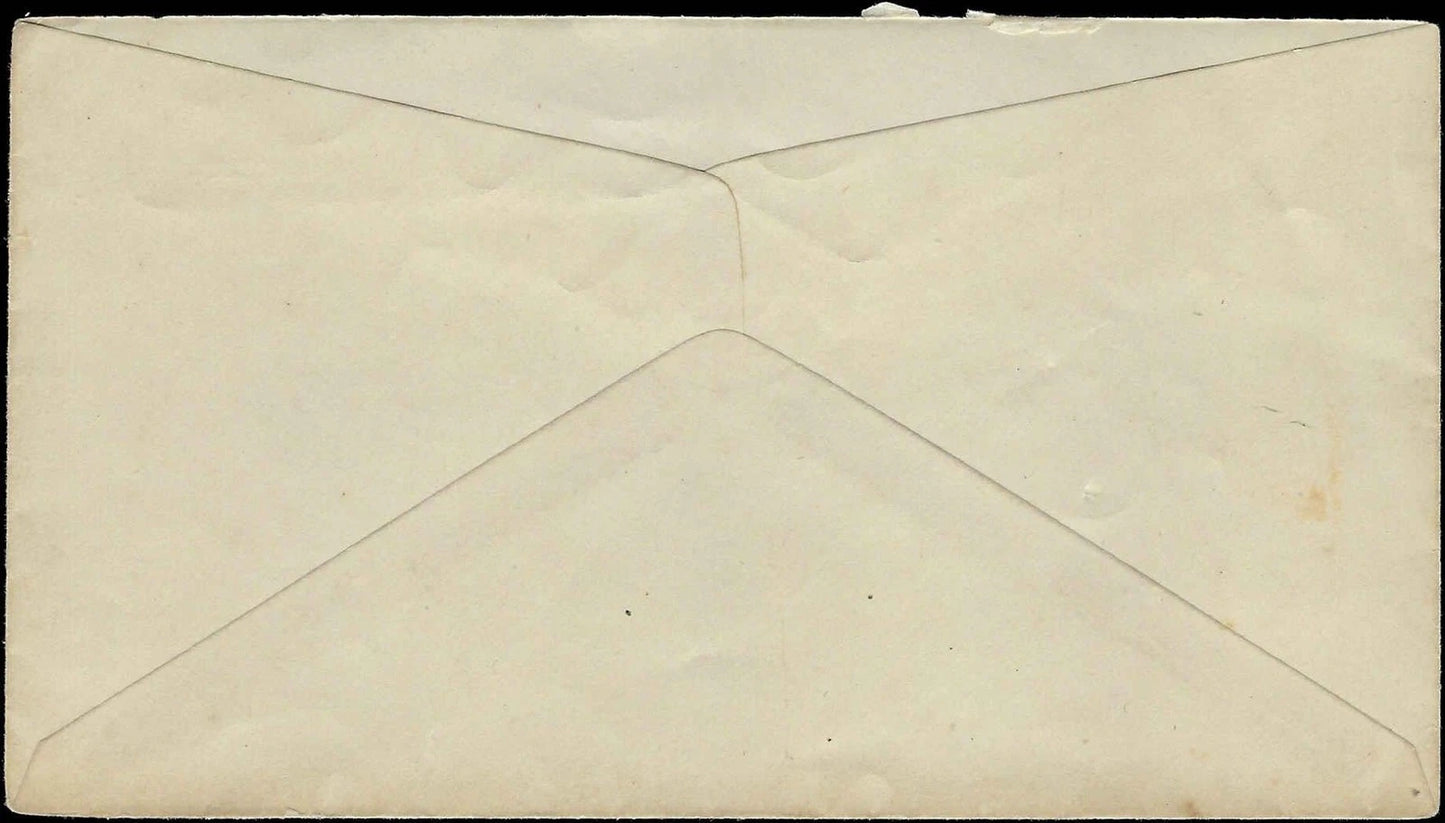 1893 Scott U11 Hawaii "Provisiional Government" Postal Stationary - Flap Missing