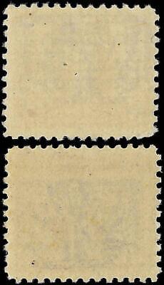 VEGAS - 1919 Victory - Scott 537 & 537c MNH, OG - 537c Has Light Corner Crease