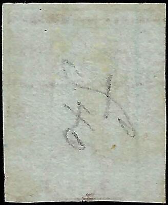 VEGAS - 1851-52 Tuscany Italy 1 Crazia Stamp - Scott 4 - Cat= $145 - FV578