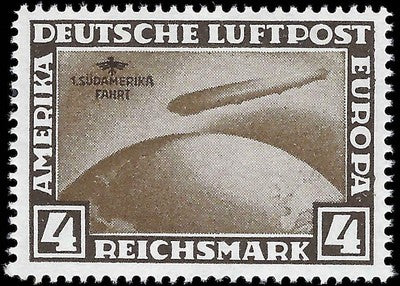 c1930 Germany 4m - Air Post , MNH, OG - Scott c39 REPRINT