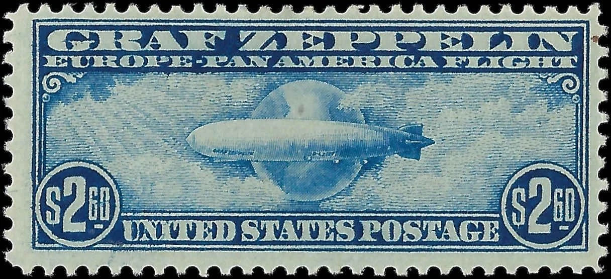 1930 USA - Scott C15 Air Post Graf Zeppelin - MLH, OG - Nice Centering! Fresh!
