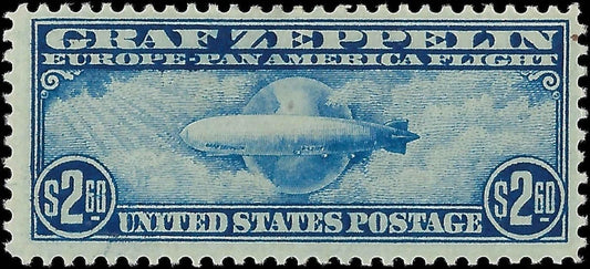 1930 USA - Scott C15 Air Post Graf Zeppelin - MLH, OG - Nice Centering! Fresh!