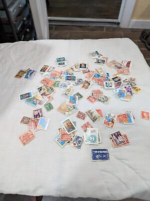 Sizable Lot of International Stamps Some Better - Old & More Modern - 49 Photos