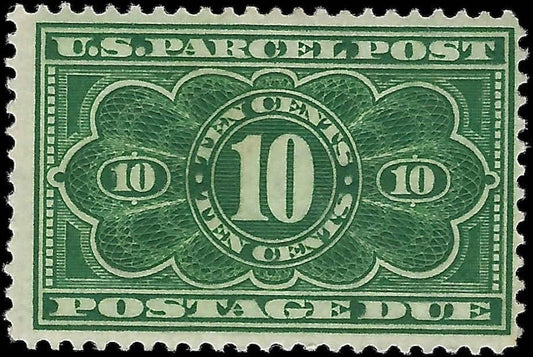 1913 USA Parcel Post Postage Due - Scott JQ4 - MH, OG - Nice!
