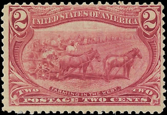 1898 USA - Scott 286 - 2c - Trans-Mississippi - MNH, OG - Solid - Fresh -READ