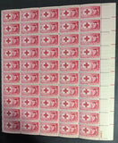 1948 USA Red Cross 3c Sheet -Scott 967 -MNH, Undisturbed OG - No Sig Flaws