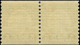 c1924 - Scott #602 - Roosevelt Coil Pair - MNH, Undisturbed OG - Fresh!