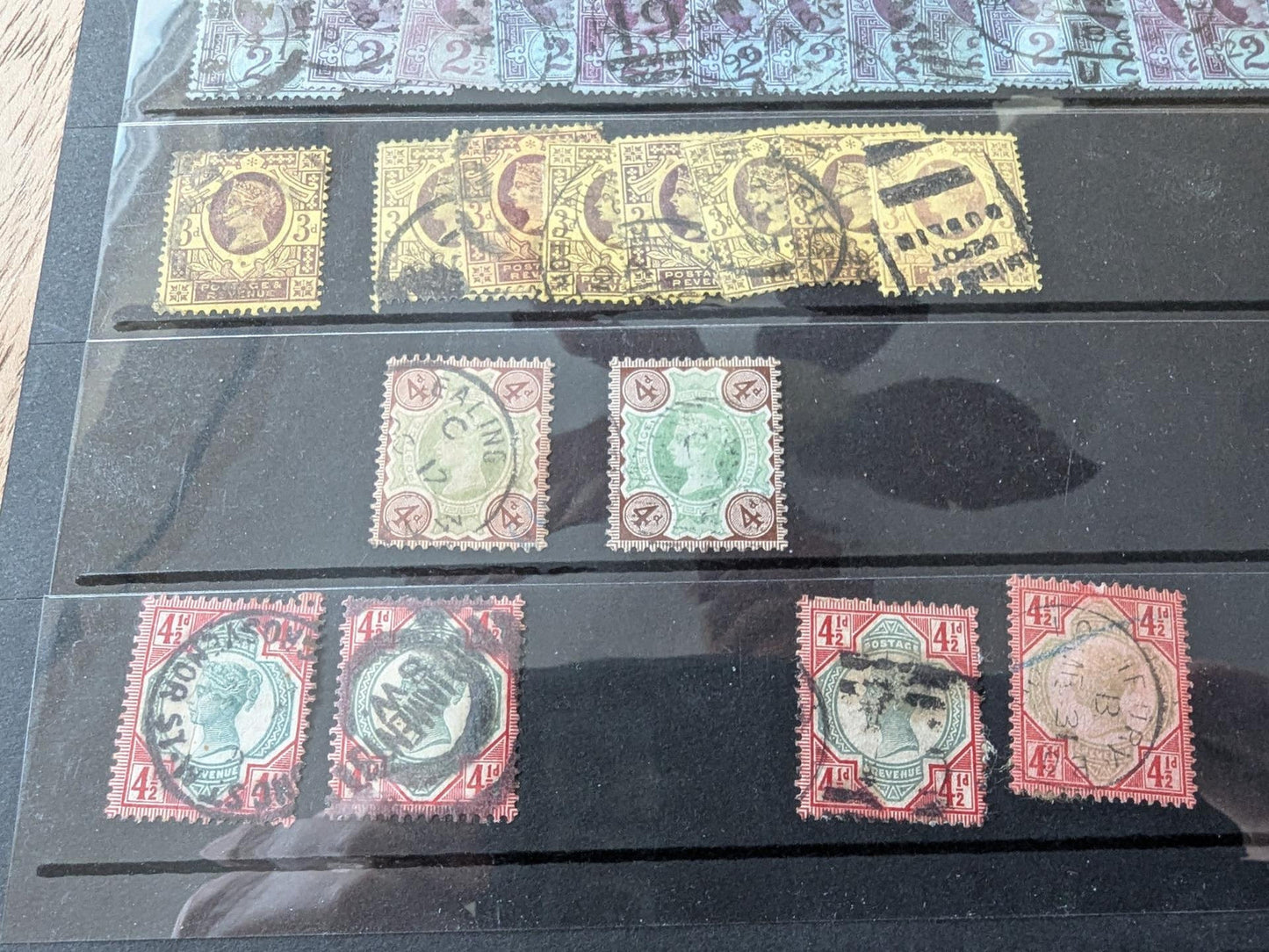 1887-1892 Great Britain Victoria Jubilee - Color Variations - Hi Cat! ~7 Photos