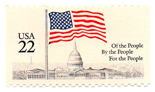 1985 Flag Over Capitol Dome Single 22c Postage Stamp, Scott2116, MNH, OG