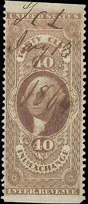 VEGAS - 1862-71 Revenue - Scott R53b Part Imperf - Solid - Very Nice!