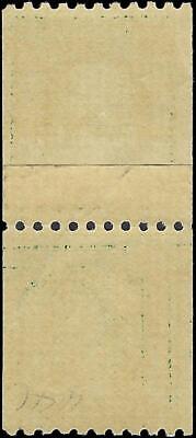 VEGAS - 1914 USA Washington Coil Paste-Up Pair - Scott 441 - MNH - SLWM, Perf 10