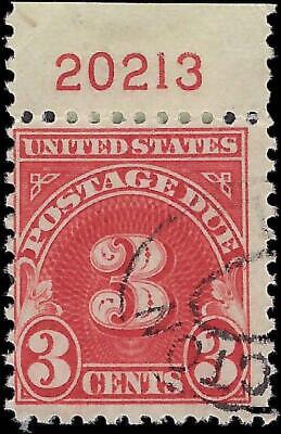 VEGAS - 1930 Postage Due 3c - Sc# J72 - Used With Plate Number - P11 - FN1073