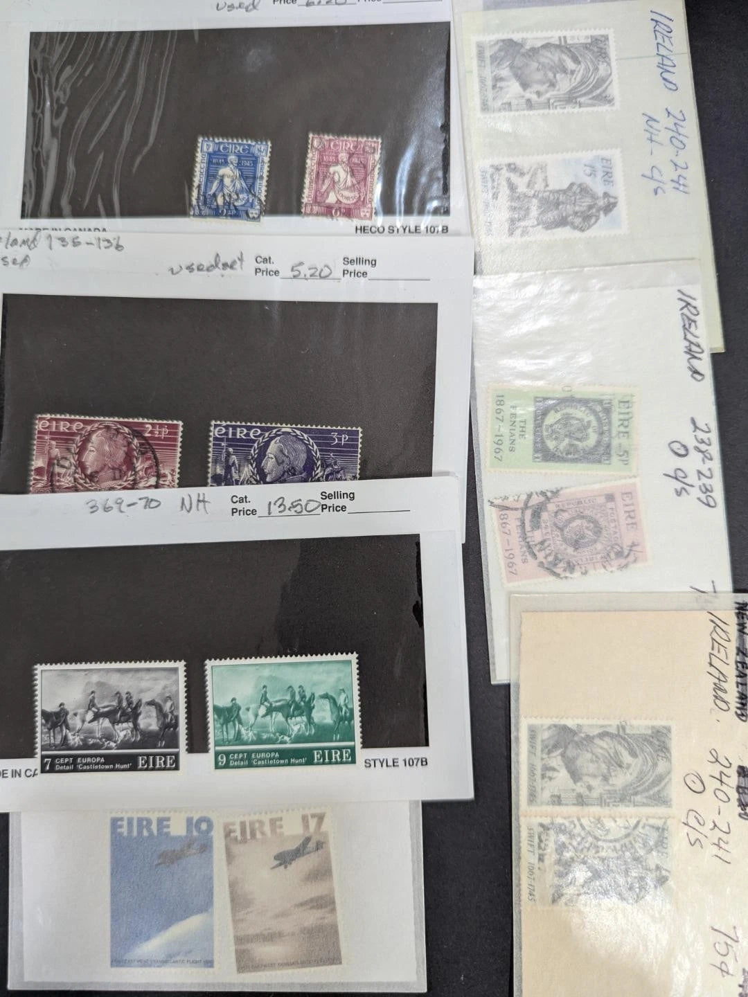 Quantity of Ireland Stamps - Unchecked -Some Better - Many Sets - See 35 Photos