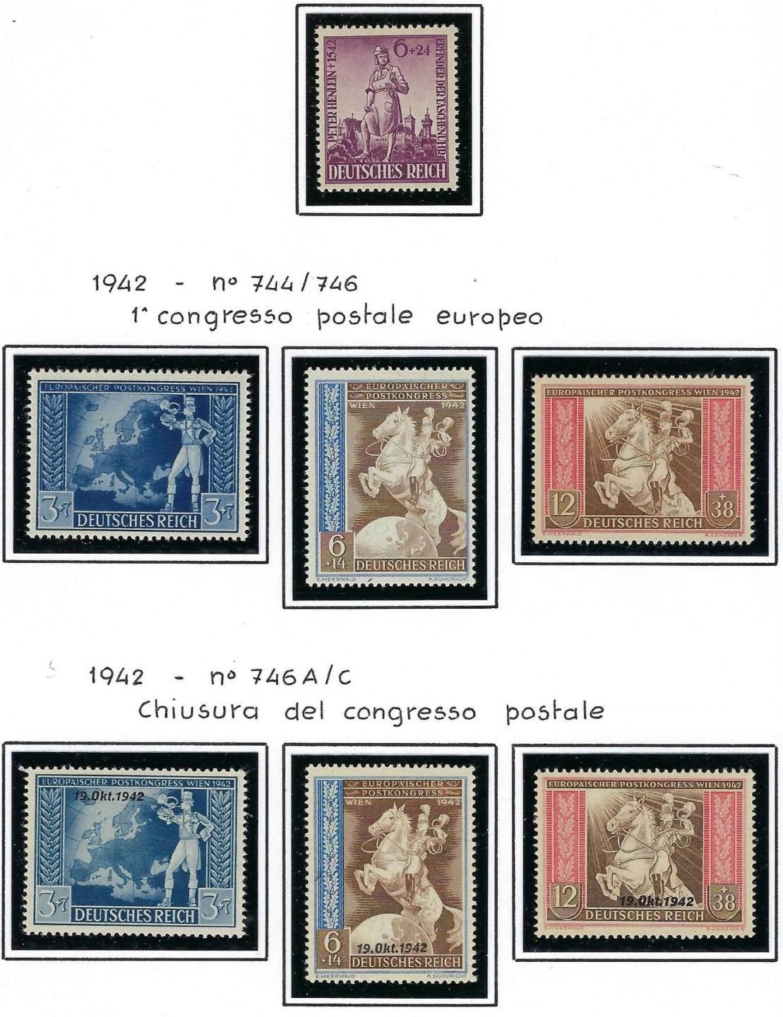 1941 Germany - Sc# B208-B214 - MNH, Undisturbed OG - All Post Office Fresh!