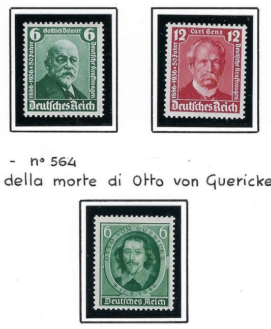 1936 Germany Set - Sc# 470-472 - MNH, Undisturbed OG - All Post Office Fresh!