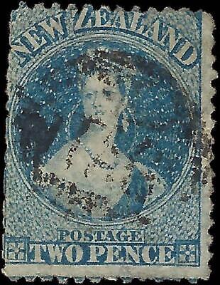 VEGAS - 1863 New Zealand 2p - Scott 17 - Perf 13, WM6 - Cat= $450!