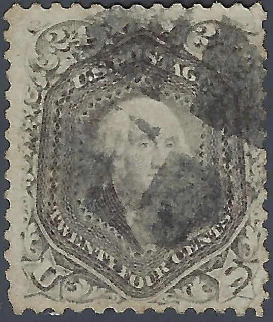1862 USA - Scott 78b (Gray) - Excellent Centering! - No Sig Flaws - Cat= $475!