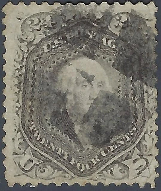 1862 USA - Scott 78b (Gray) - Excellent Centering! - No Sig Flaws - Cat= $475!