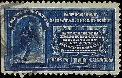 c1895 - Scott E5 Special Delivery Stamp with Excellent Wide Margins!