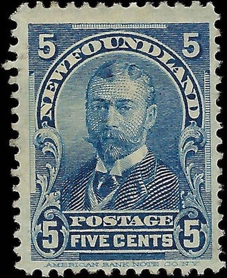 c1897 Newfoundland, Canada - Sc# 85 - Very Lightly Canceled - Solid - Beautiful!