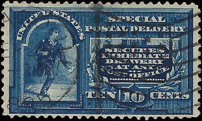 VEGAS - 1894 10c Special Delivery - Scott E4 - Verified No WM - Small Thin - Read