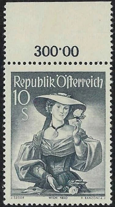 1950 Austria - Sc# 556 - MNH, Undisturbed OG - Nice! (FV1116)