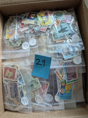 Quantity of Misc International Stamps in Bags Unchecked From Estate! -93 Photos