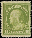c1912 - Scott 414 8c Franklin Stamp (Perf 12) - MNH, Undisturbed OG - Fresh!