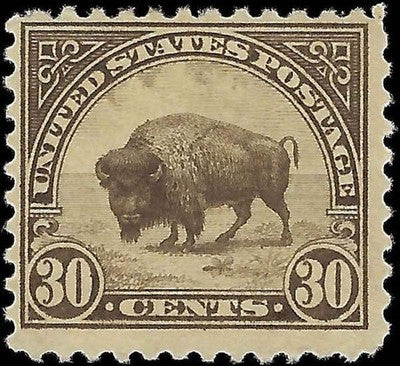 c1923 - USA 30c Bison - Scott 569 - MH, OG - Fresh!