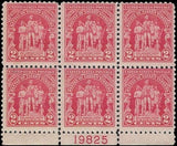 c1929 - 680 Battle of Fallen Timbers Issue Plate Block of 6, MNH, Undisturbed OG