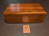 Vintage Lane Cedar Dresser Jewelry Trinket Chest with Key! - Free Shipping -29