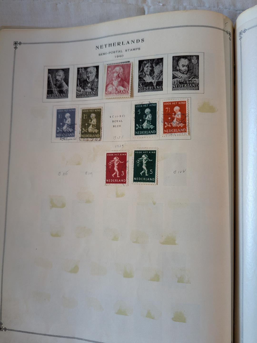 Netherlands Collection Early to ~1973 on Scott Pages - Mint & Used ~47 Photos