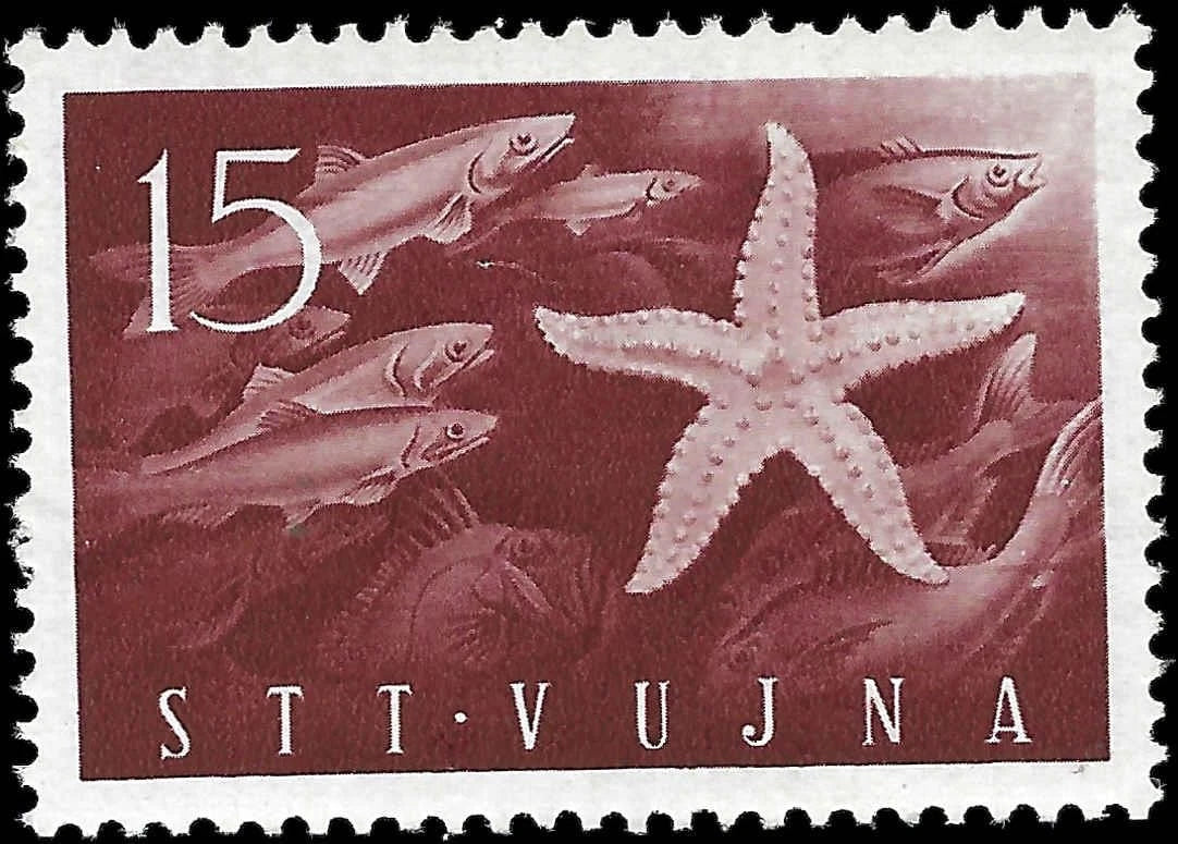 1952 Yugoslavia-Trieste Scott 65, 65a Full Set - MNH - Slight "Ding" on Sheet