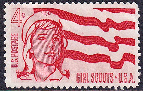 1962 Girl Scout Single 4¢ Postage Stamp -Scott 1199 - MNH,OG cx205