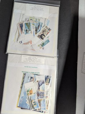 Box of Caribbean Year Sets & Pages Mostly Unopened From Estate! -15 Photos