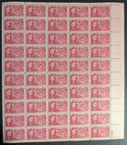 1945 USA F. Roosevelt 2c Sheet -Scott 931 -MNH, Undisturbed OG -No Sig Flaws -3