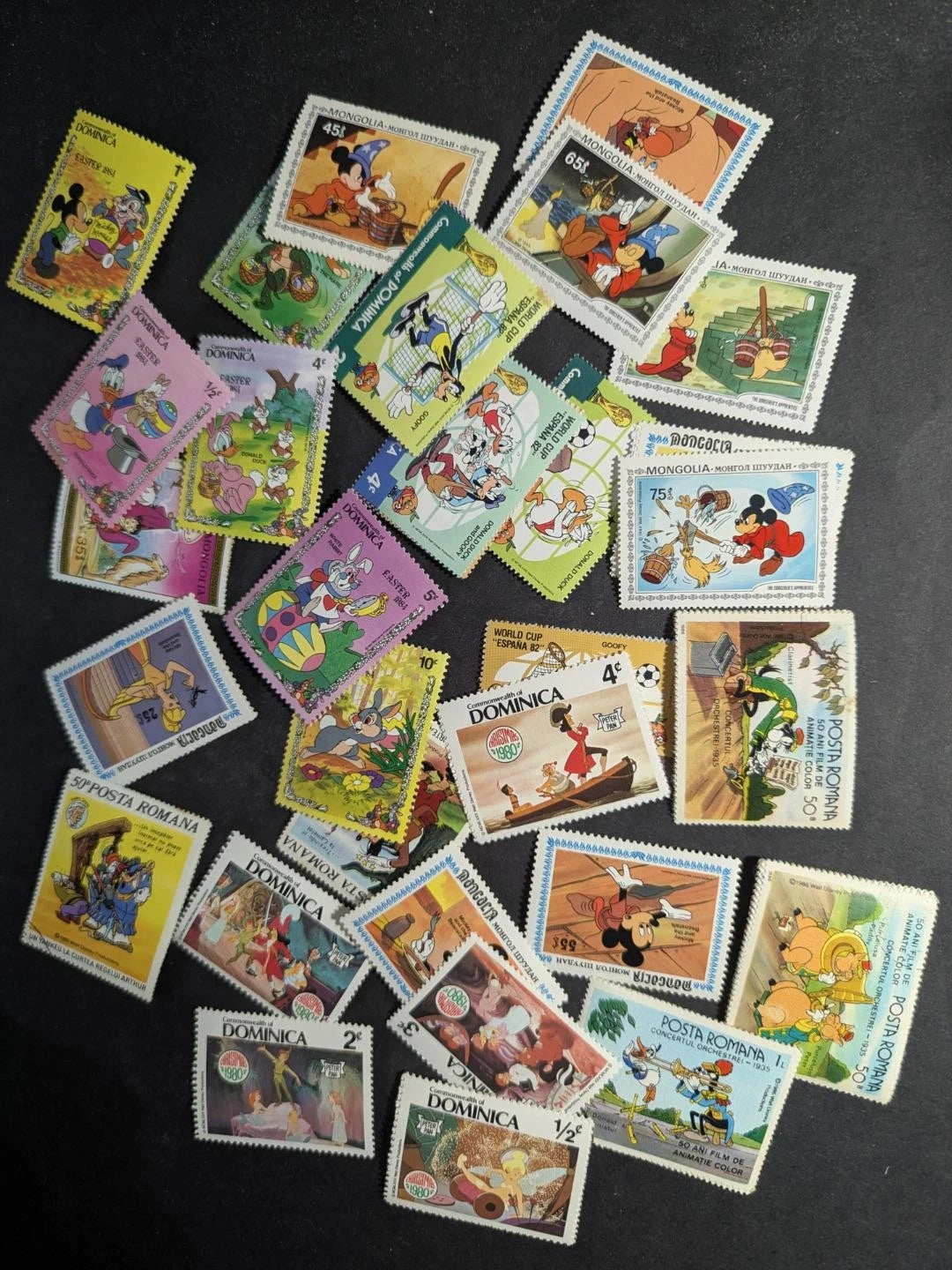 Huge Quantity of Disney Stamps! - Many Sets - Many Different -Sheets - 85 Photos