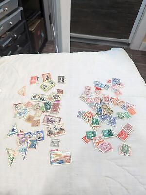 Sizable Lot of International Stamps Some Better - Old & More Modern - 49 Photos