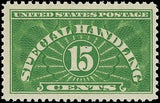 c1925 - Sc# QE2 15c Special Handling Stamp - MNH, OG - Solid - Well Centered