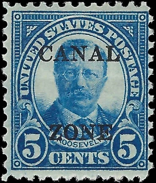 1924 USA Canal Zone - Scott 74 - MH, OG - Solid