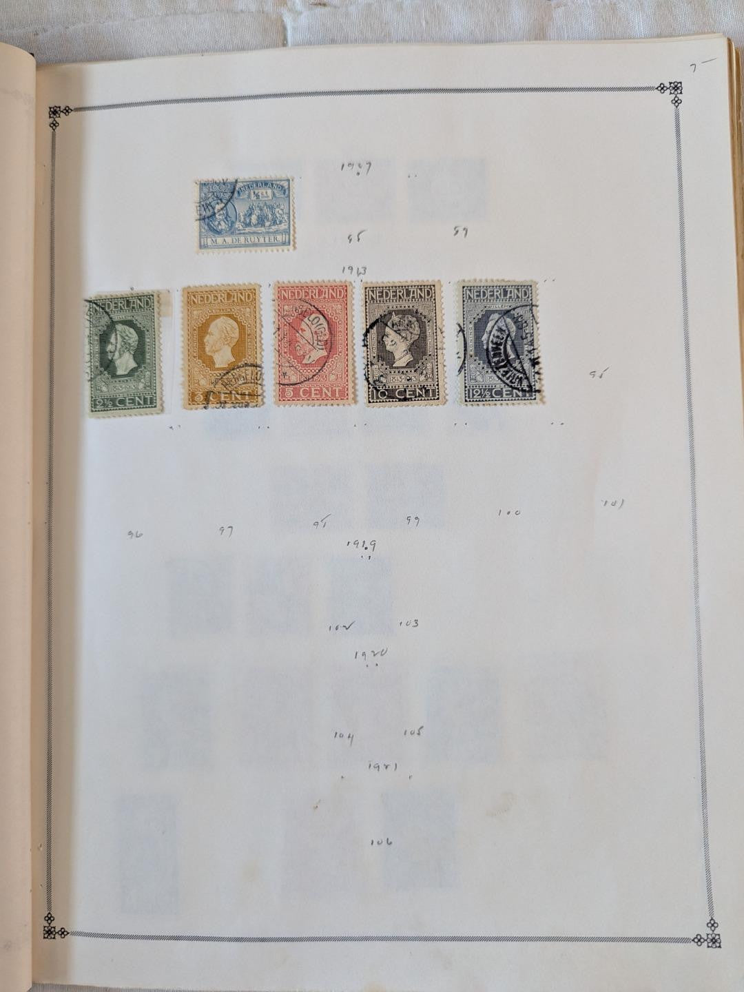 Netherlands Collection Early to ~1973 on Scott Pages - Mint & Used ~47 Photos